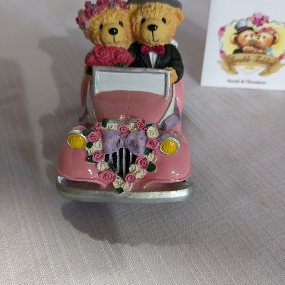 Loveable Teddies "Just Married" newlyweds figurine Avon collectable - Picture 9 of 10